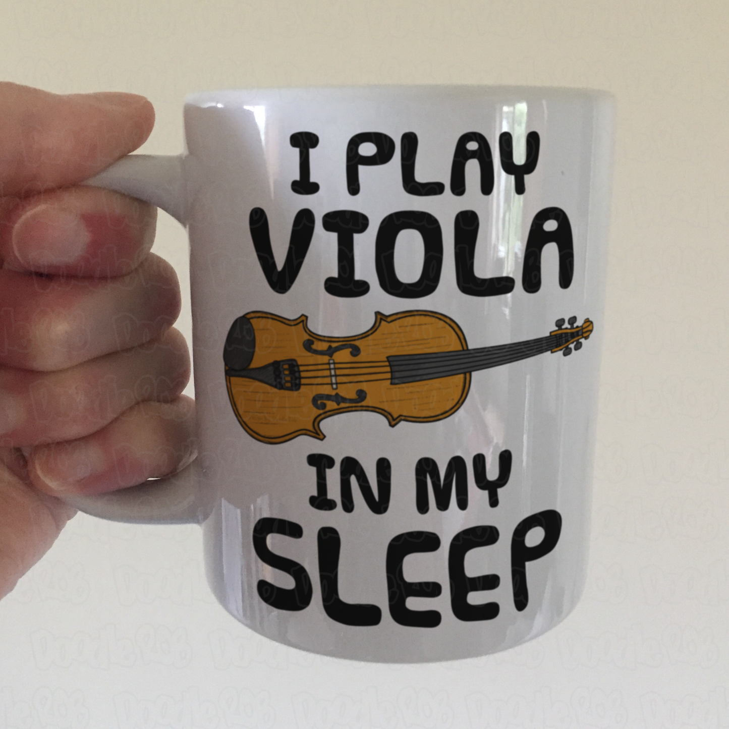 Funny Viola Mug -  I Play Viola In My Sleep - Violist Musician Gift