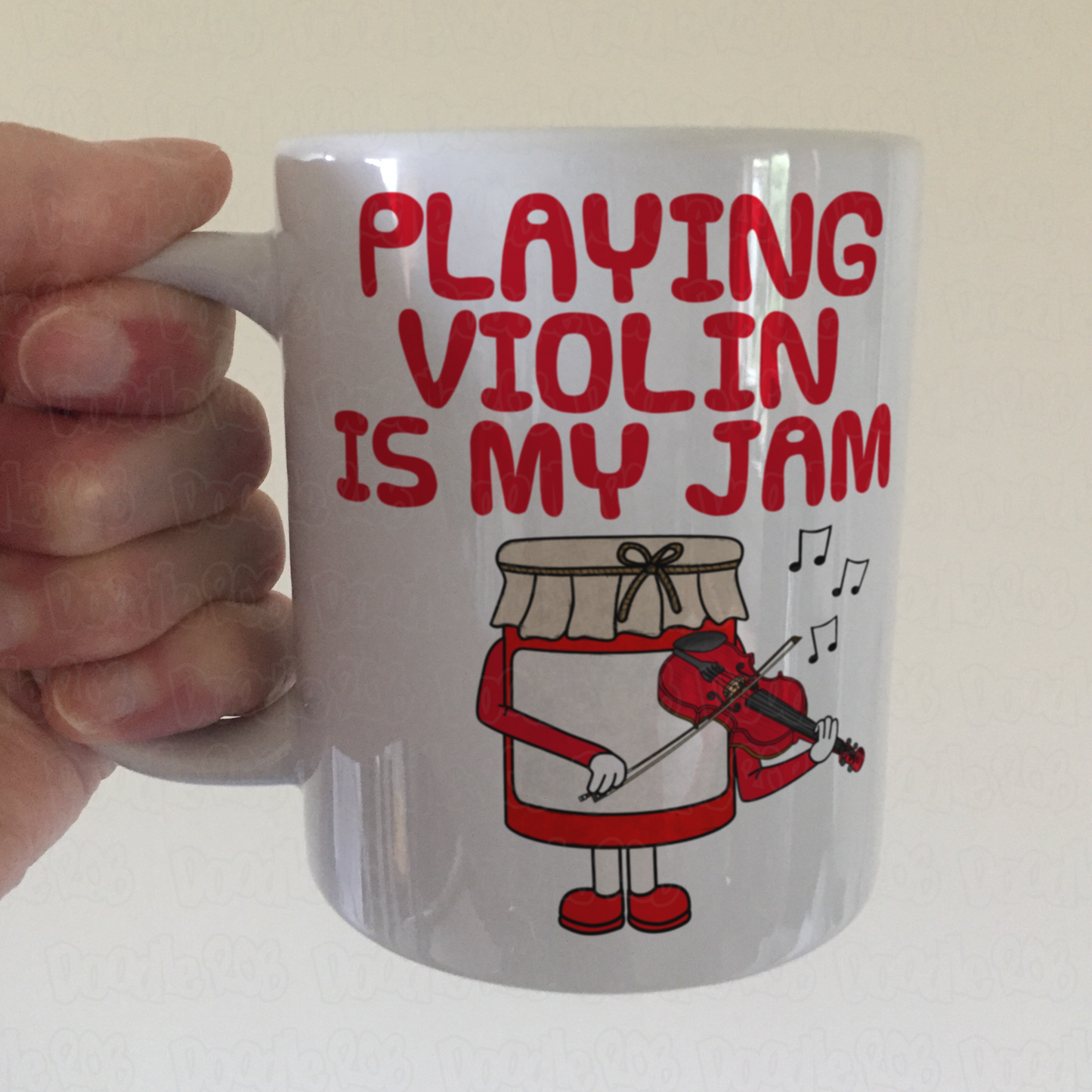 Funny Violin Mug - Playing Violin Is My Jam - Gift For Violinist - Music Teacher Orchestra Gift