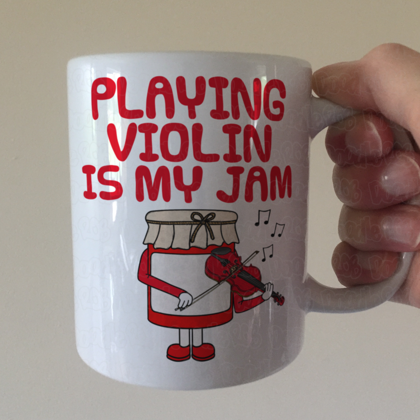 Funny Violin Mug - Playing Violin Is My Jam - Gift For Violinist - Music Teacher Orchestra Gift