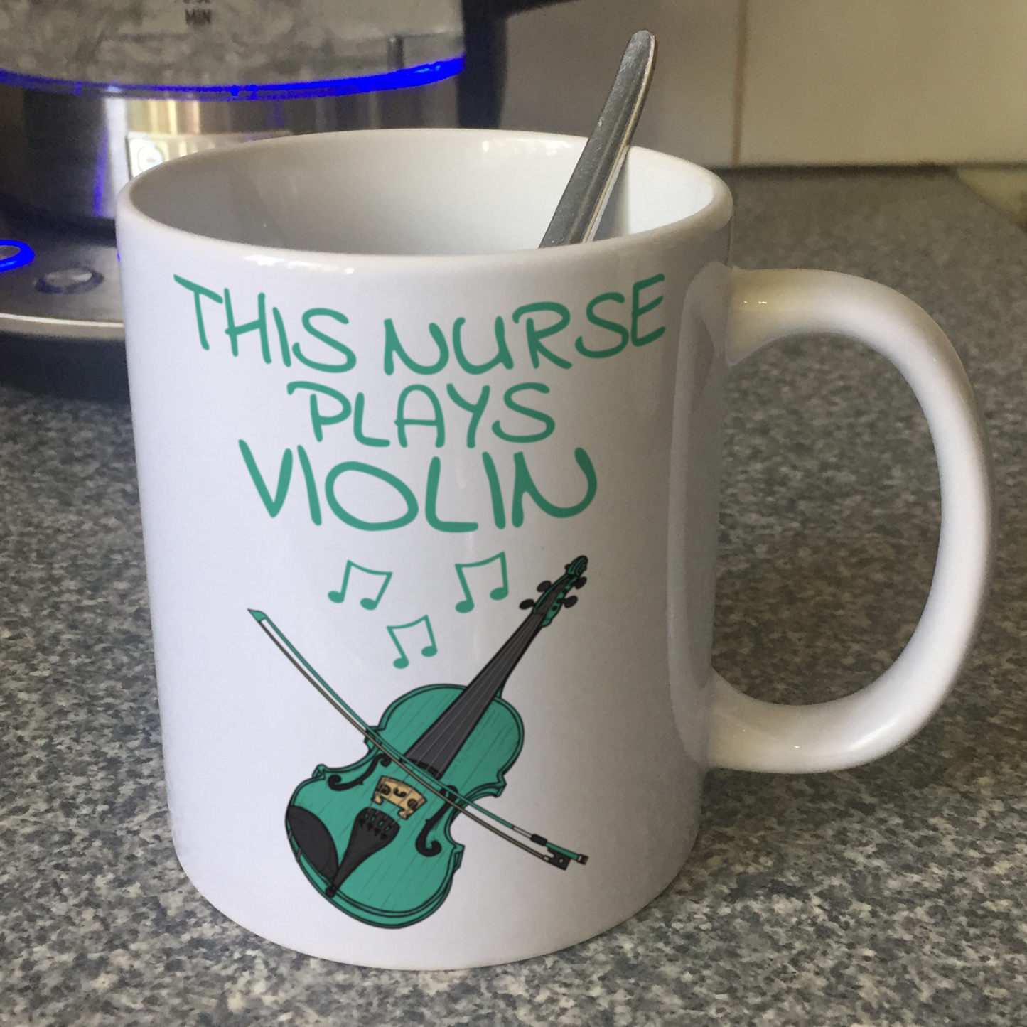 Nurse Violin Mug - This Nurse Plays Violin - Violinist Gift For Nurse