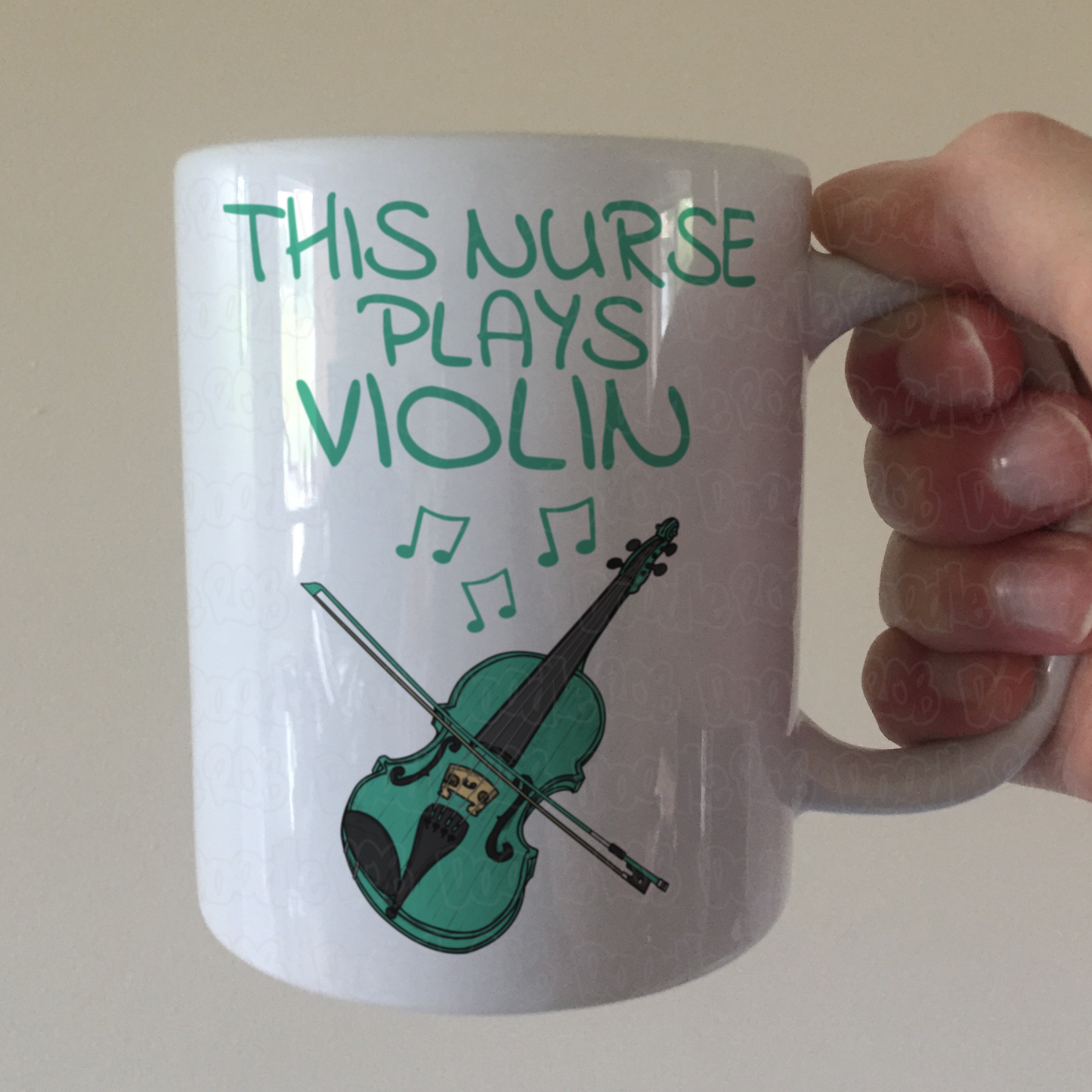Nurse Violin Mug - This Nurse Plays Violin - Violinist Gift For Nurse