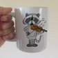 Raccoon Violin Mug - Funny Gift For Violinist - String Musician Gift For Animal Lovers