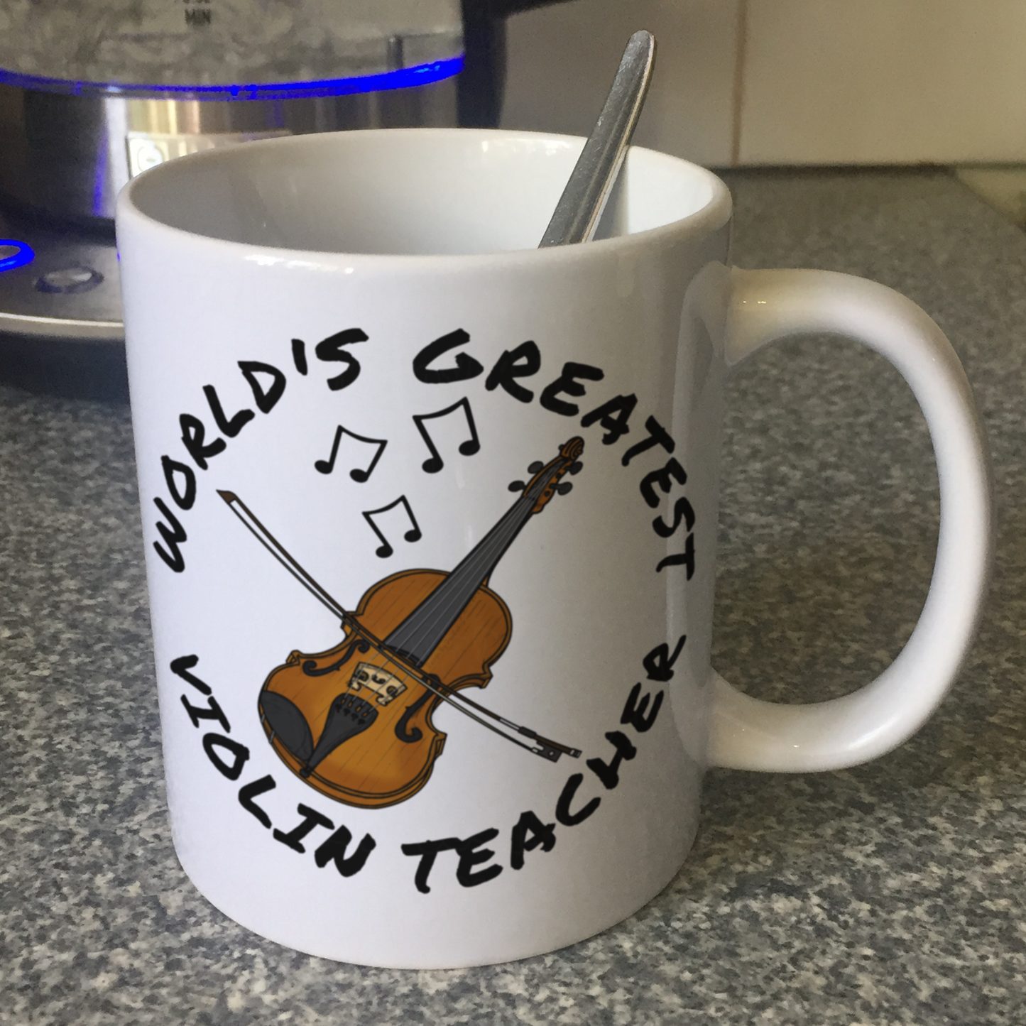 Violin Teacher Mug - World's Greatest Violin Teacher - String Teacher Gift