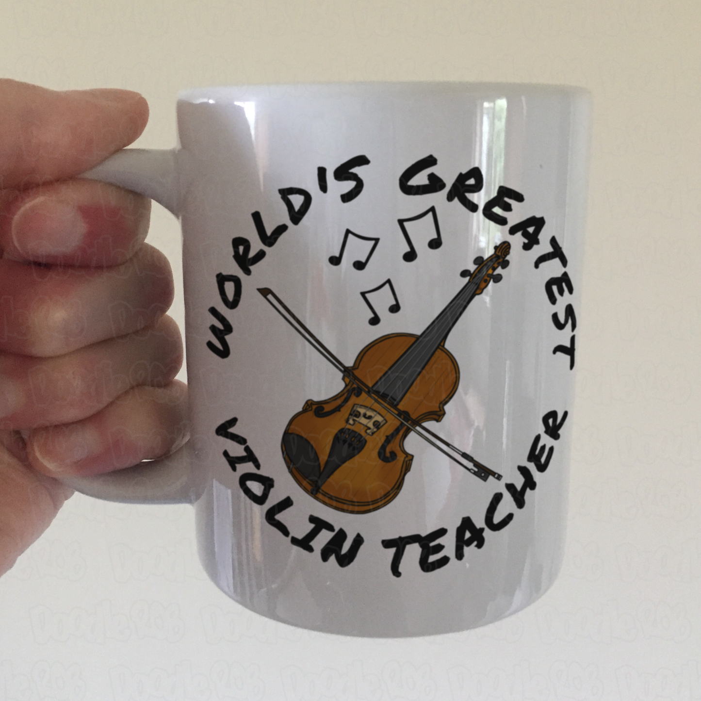 Violin Teacher Mug - World's Greatest Violin Teacher - String Teacher Gift