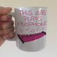 Girl's Xylophone Mug - This Girl Plays Xylophone - Female Xylophonist Gift - Percussionist Gift For Her