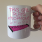 Girl's Xylophone Mug - This Girl Plays Xylophone - Female Xylophonist Gift - Percussionist Gift For Her