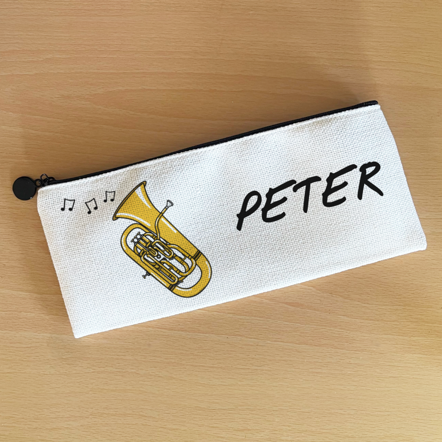 Euphonium Personalised Pencil Case - Custom Gift For Euphoniumist - Back To School Gift For Brass Musician