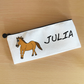 Horse Personalised Pencil Case - Custom Back To School Gift - Girl's Pencil Case