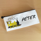 Steam Train Personalised Pencil Case (Yellow) - Custom Back To School Gift - Stationery For Boy
