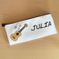 Ukulele Personalised Pencil Case - Custom Gift For Uke Player - Back To School Gift For Musician