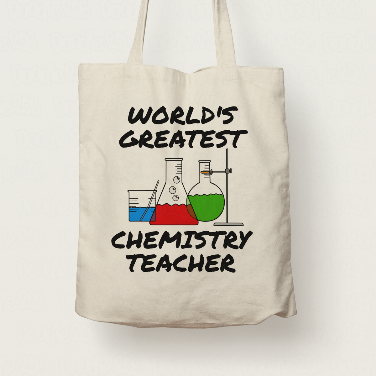 Chemistry Teacher Tote Bag - World's Greatest Chemistry Teacher - Science Teacher Gift