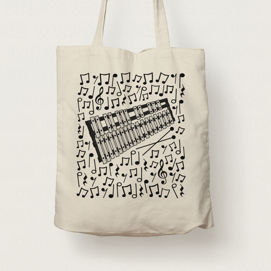 Glockenspiel Musical Notes Mug - Gift For Percussionist - Percussion Teacher Mug - School Music Teacher Gift