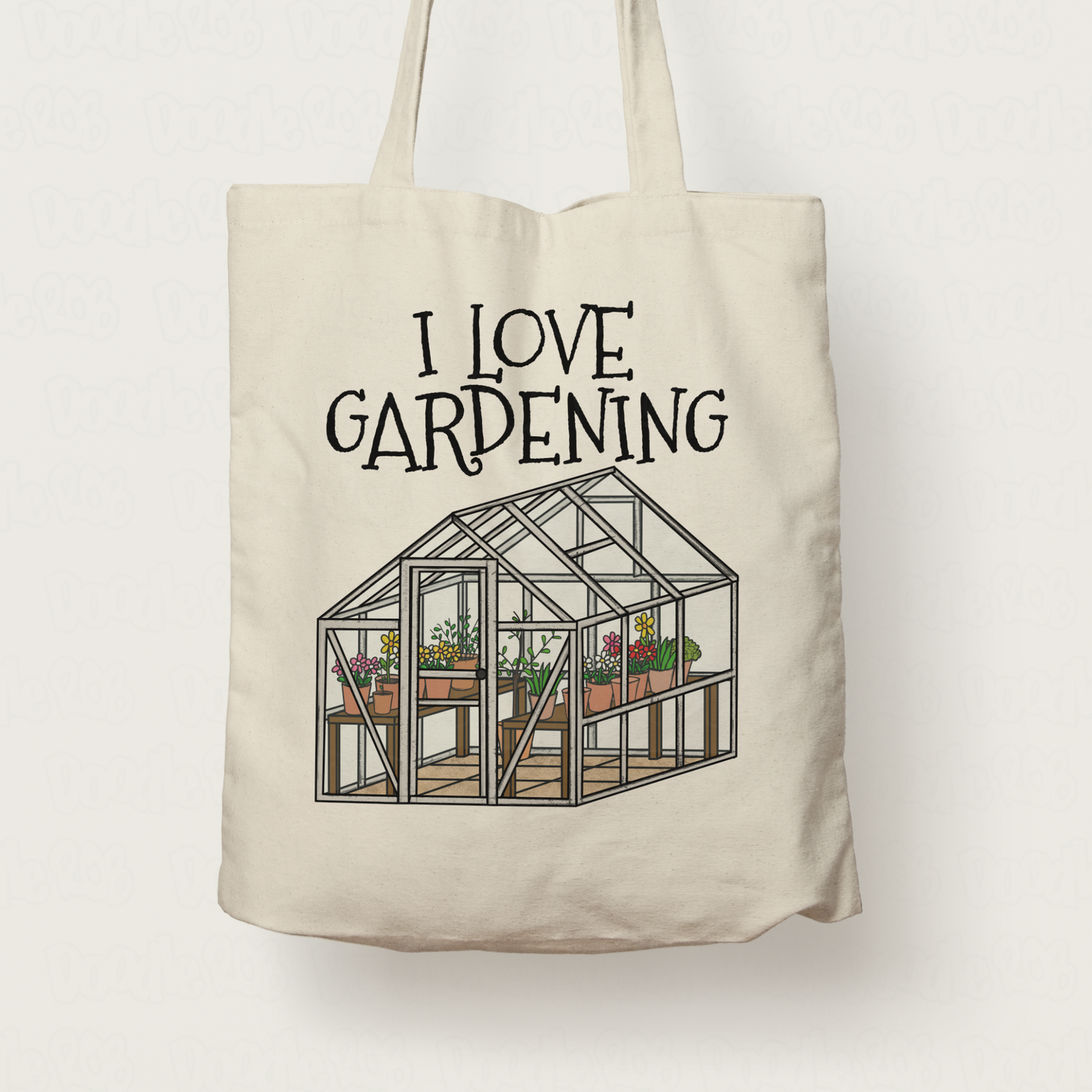 Gardener Tote Bag - I Love Gardening - Gardener Retirement Gift - Horticulturalist Gift