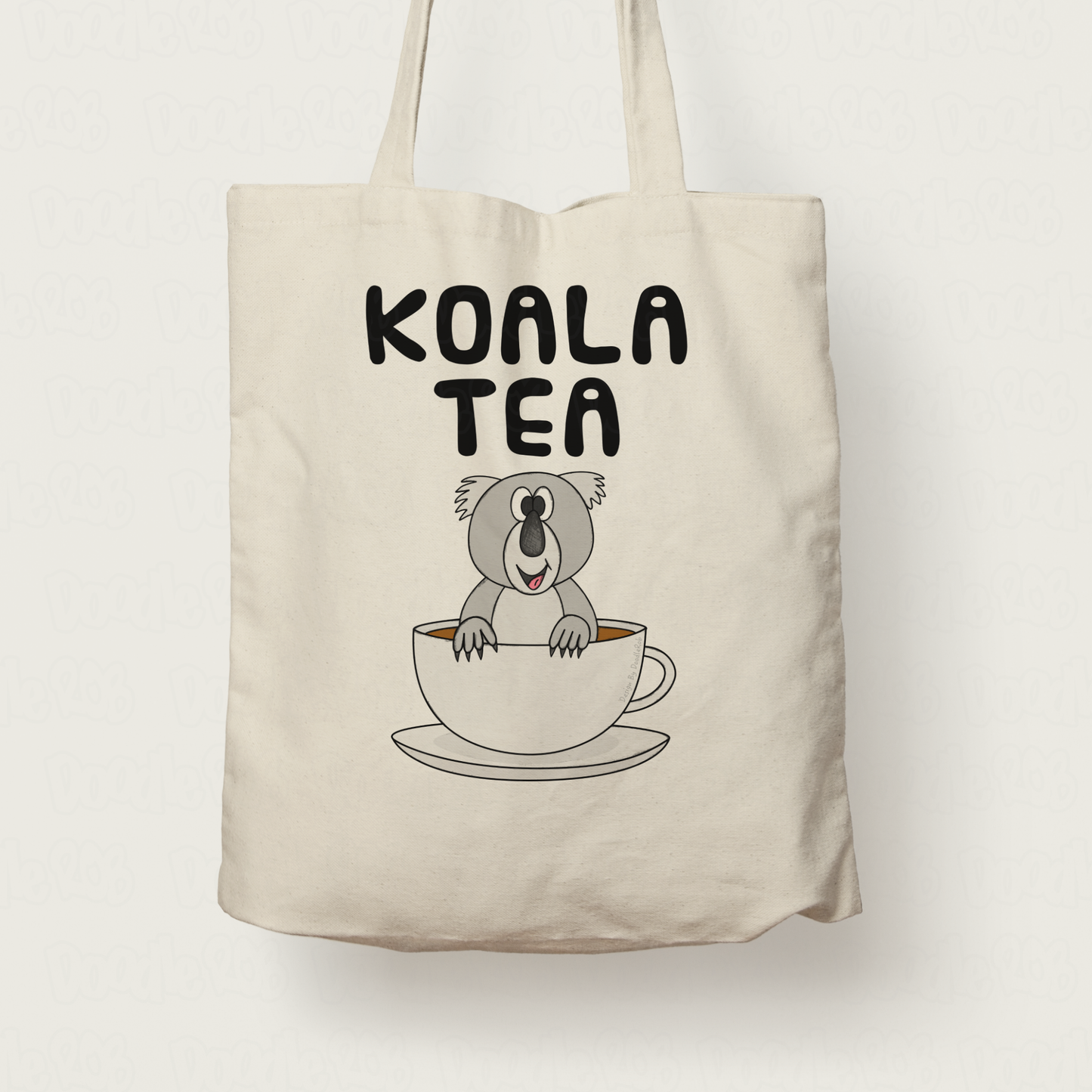 Funny Koala Tote Bag - Koala Tea - Gift For Tea Drinker - Australian Animal Lover Gift