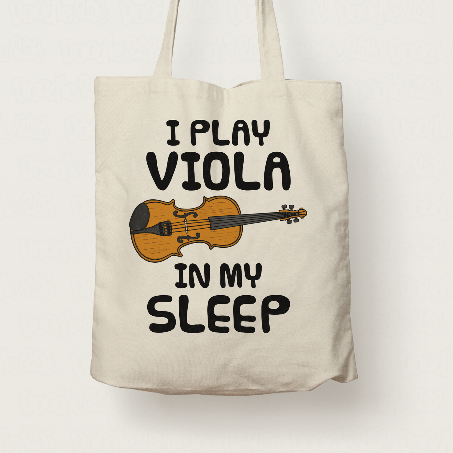 Funny Viola Tote Bag -  I Play Viola In My Sleep - Violist Musician Gift