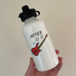 Bass Guitar Personalised Water Bottle (Red) - Custom Gift For Bassist - Bass Teacher Gift