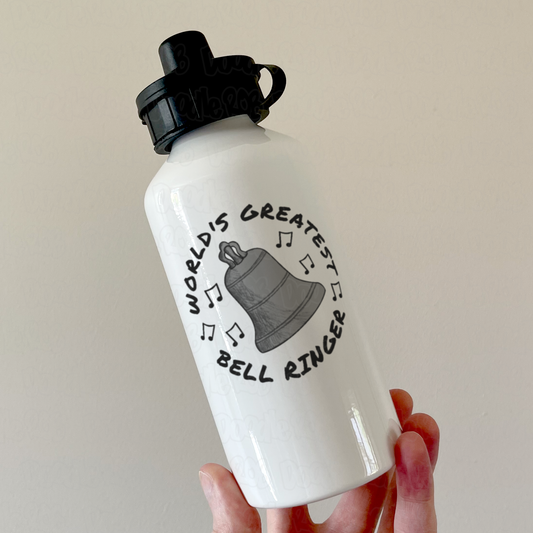 Bell Ringer Water Bottle - World's Greatest Bell Ringer - Church Musician Gift