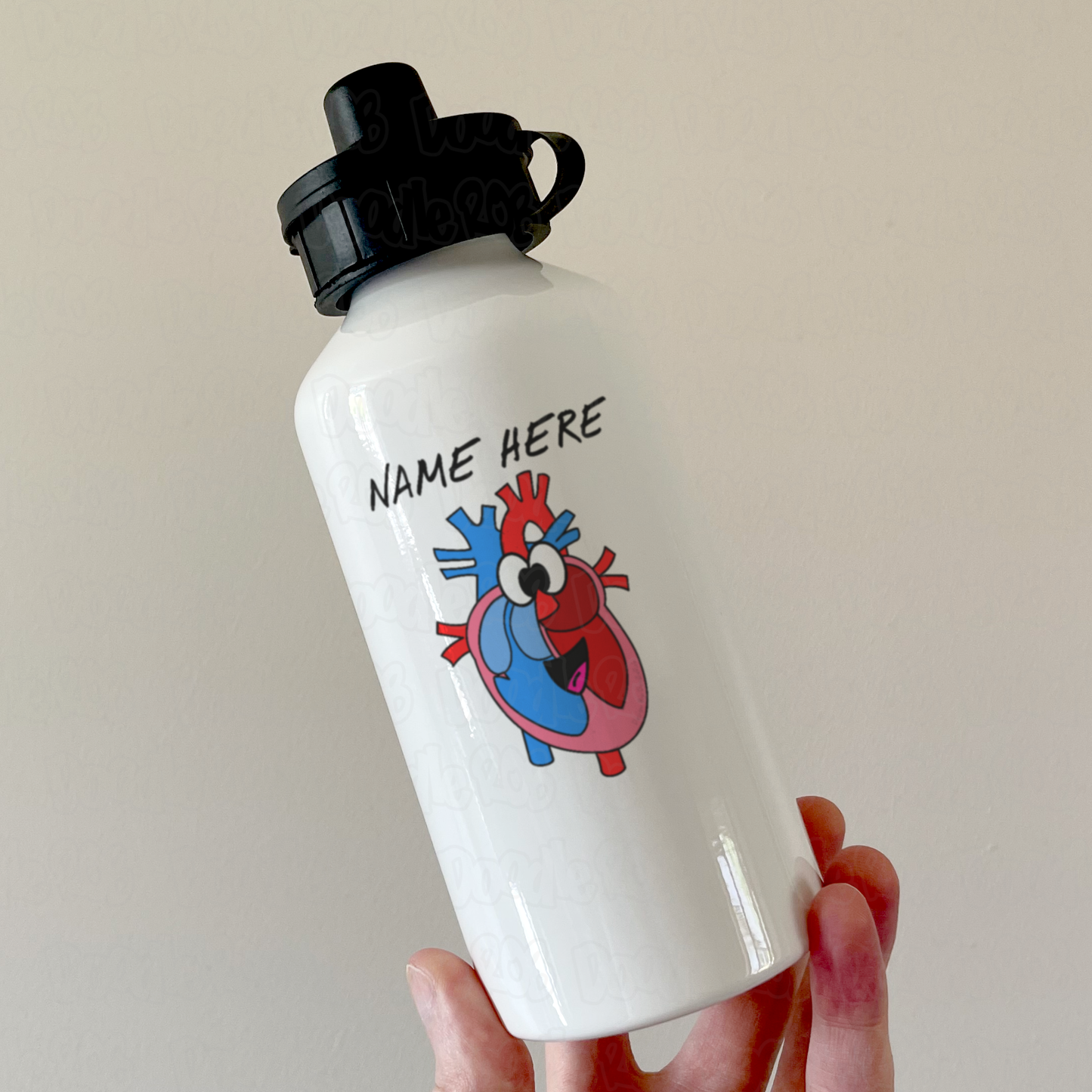 Biology Personalised Water Bottle - Custom Gift For Biologist - Science Teacher Gift - Scientist Water Bottle