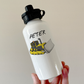 Bulldozer Personalised Water Bottle -Custom Water Bottle For Bulldozer Driver - Gift For Construction Worker