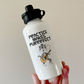 Cat Acoustic Guitar Water Bottle - Practice Makes Purrrfect - Funny Gift For Guitarist - Music Teacher Gift