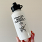 Cat Bass Guitar Water Bottle - Practice Makes Purrrfect - Funny Gift For Bassist - Music Teacher Gift