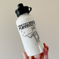 Cat Flute Water Bottle - Practice Makes Purrrfect - Gift For Flautist - Woodwind Musician Orchestra Gift