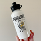 Cat French Horn Water Bottle - Practice Makes Purrrfect - Gift For Hornist - Brass Musician Gift