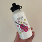 Floral Cello Personalised Water Bottle - Custom Cello Water Bottle - Musician Gift For Her