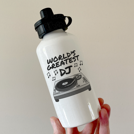 DJ Water Bottle - World's Greatest DJ - Music Producer Gift