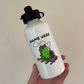 Steam Train Custom Water Bottle (Green) - Personalised Railway Gift