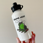 Steam Train Custom Water Bottle (Green) - Personalised Railway Gift