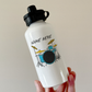 Drummer Custom Water Bottle (Blue) - Personalised Drummer Water Bottle - Gift For Drum Teacher
