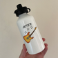 Electric Guitar Personalised Water Bottle - Custom Gift For Guitarist - Guitar Teacher Water Bottle