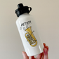 Euphonium Personalised Water Bottle - Custom Euphonium Water Bottle - Gift For Brass Musician