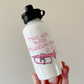 Pink Flugelhorn Water Bottle - This Girl Plays Flugelhorn - Female Brass Musician Gift