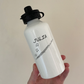 Flute Personalised Water Bottle - Custom Flautist Gift - Flute Teacher Water Bottle