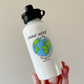 Geography Personalised Water Bottle - Custom Gift For Travel Enthusiast - Geography Teacher Gift