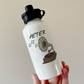 Gramophone Personalised Water Bottle - Custom Water Bottle For Music Lover - Musician Retirement Gift