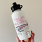 Girl's Helicopter Water Bottle - This Girl Loves Helicopters - Pink Helicopter Water Bottle - Female Pilot Gift