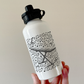Keyboard Musical Notes Water Bottle - Gift For Keyboardist - Music Teacher Musician Gift