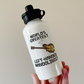 Left Handed Mandolin Water Bottle - World's Greatest Left-Handed Mandolin Player - Funny Gift For Mandolinist