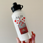 Church Organ Personalised Water Bottle (Hearts) - Church Organist Custom Water Bottle - Wedding Musician Gift