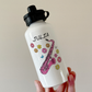 Floral Saxophone Personalised Water Bottle - Musician Gift For Her - Custom Saxophonist Gift