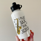 Christian Saxophone Water Bottle - I Play Sax For Jesus - Church Saxophonist