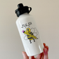 Bee Personalised Water Bottle - School Teacher Water Bottle - GCSE Exam Gift - Back To School Water Bottle