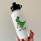 Custom Teacher Water Bottle - School Dinosaur Water Bottle - GCSE Exam Gift - Back To School Water Bottle