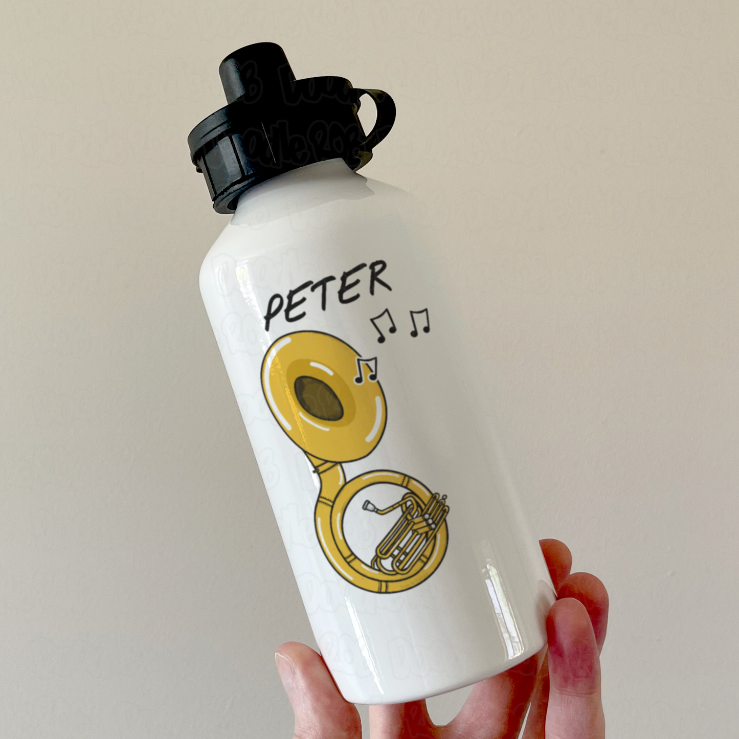 Sousaphone Personalised Water Bottle - Sousaphonist Water Bottle - Gift For Brass Musician