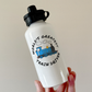 Steam Train Water Bottle (Blue) - World's Greatest Train Driver - Model Railway Enthusiast Gift