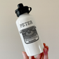 Typewriter Personalised Water Bottle - Funny Custom Gift For Coworker - Secretary Custom Water Bottle