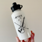 Violin Personalised Water Bottle (Outline) - Violinist Custom Gift - String Musician Water Bottle